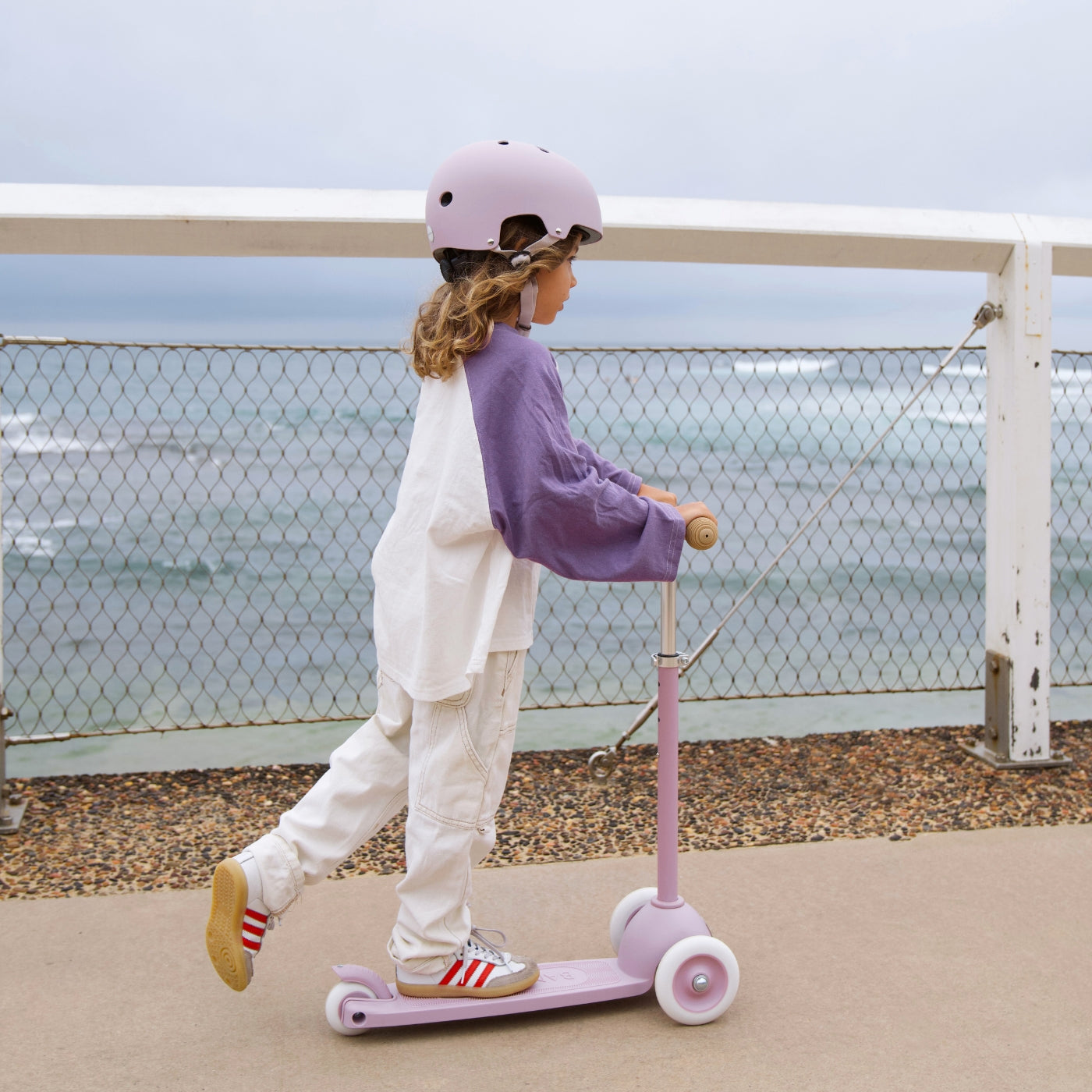 BANWOOD ECO HELMET - LAVENDER (50-54 cm)