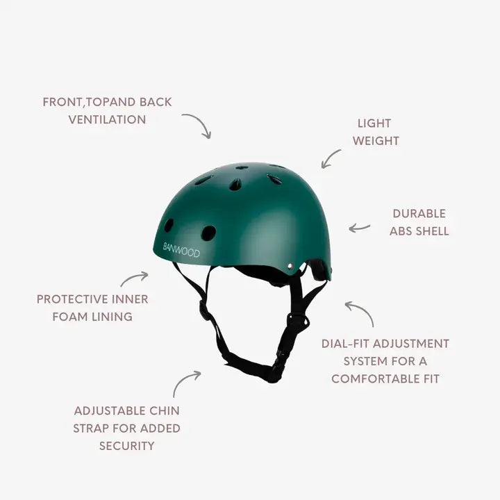 BANWOOD HELMET - MATTE GREEN (50-54 cm)