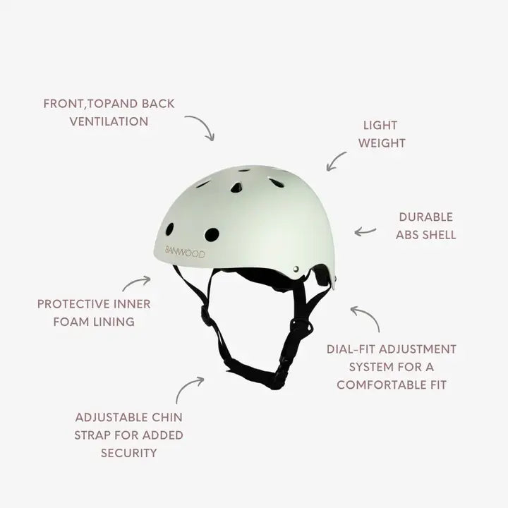 BANWOOD HELMET - MATTE PALE MINT (50-54 cm)