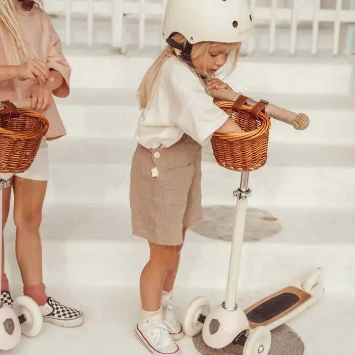 BANWOOD 3-WHEEL SCOOTER VINTAGE - CREAM