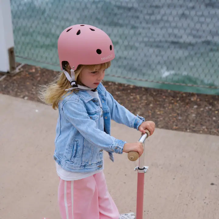 BANWOOD ECO HELMET - RASPBERRY (50-54 cm)