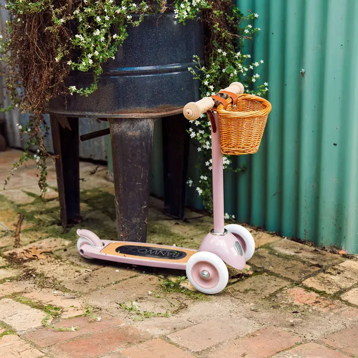 BANWOOD 3-WHEEL SCOOTER VINTAGE - DUSTY PINK
