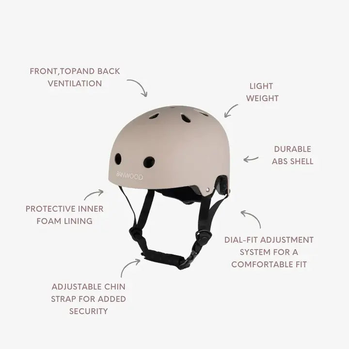 BANWOOD HELMET - MATTE BEIGE (50-54 cm)