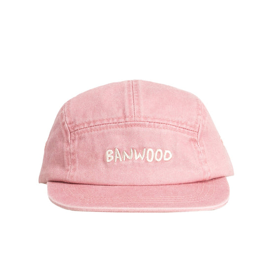 Banwood Washed 5 Panel Cap - Rose