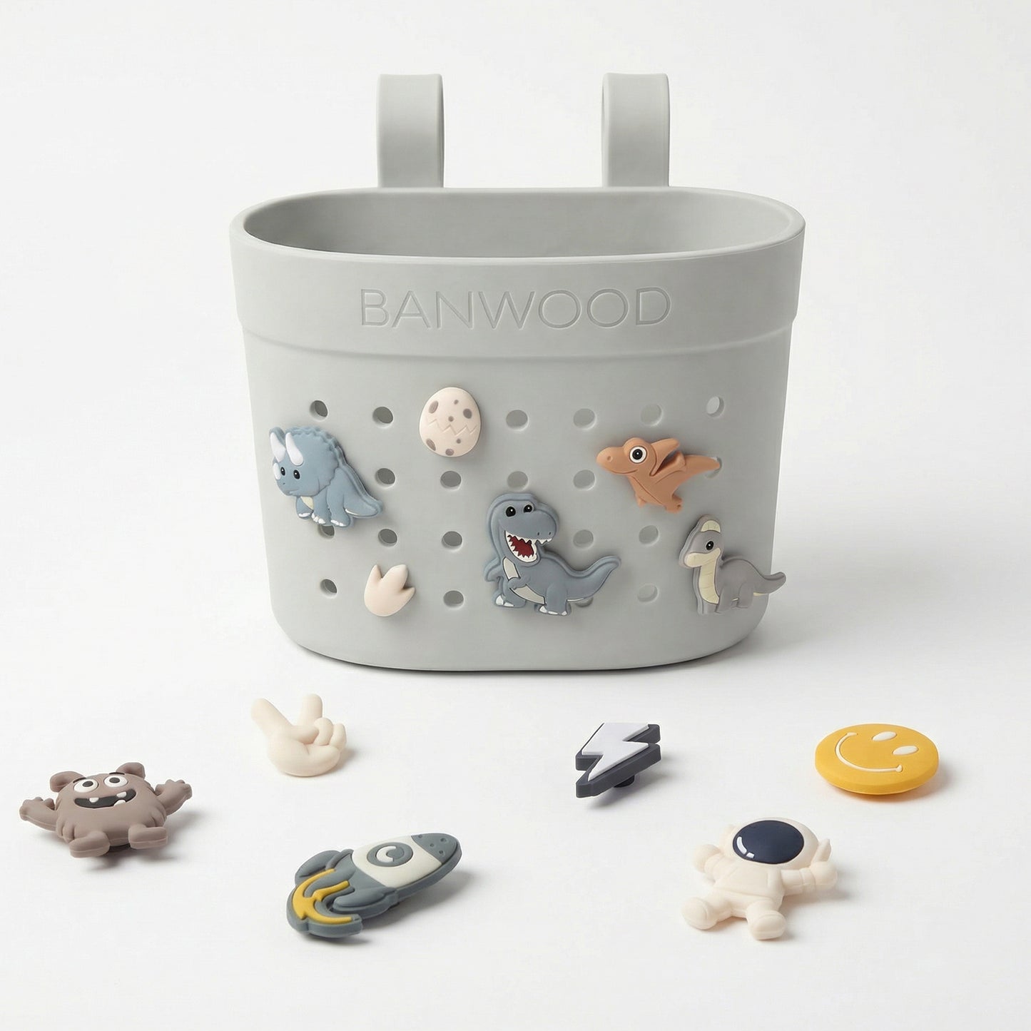 Pin & Ride Basket Banwood - Ivory