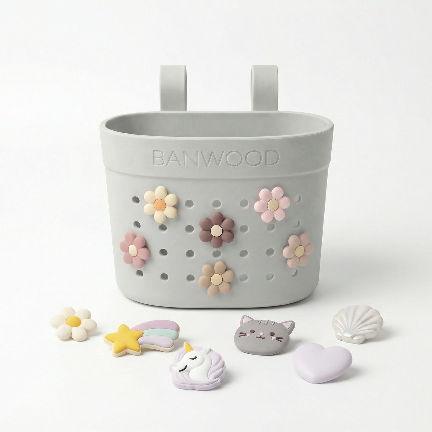 Pin & Ride Basket Banwood - Ivory