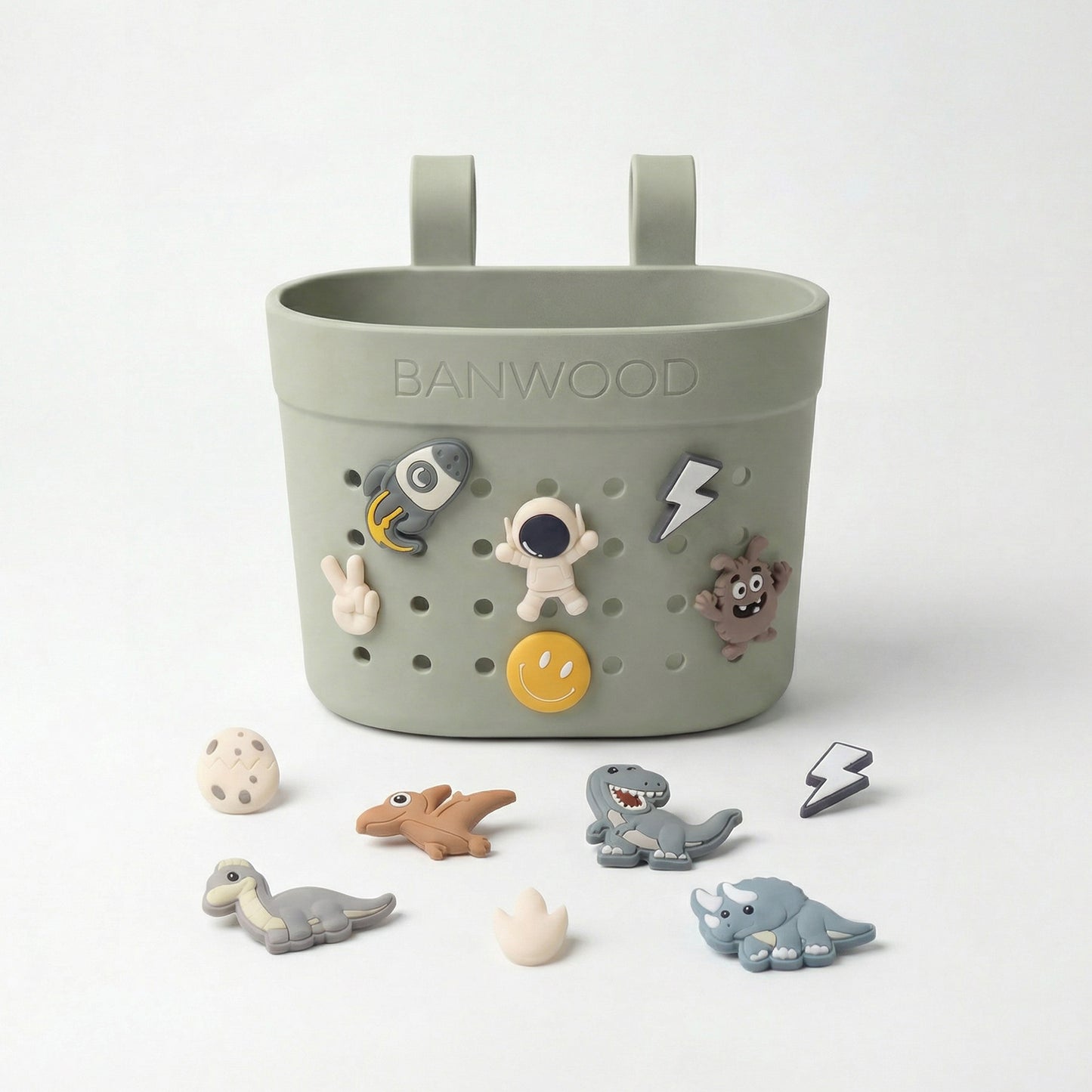 Pin & Ride Basket Banwood - Olive