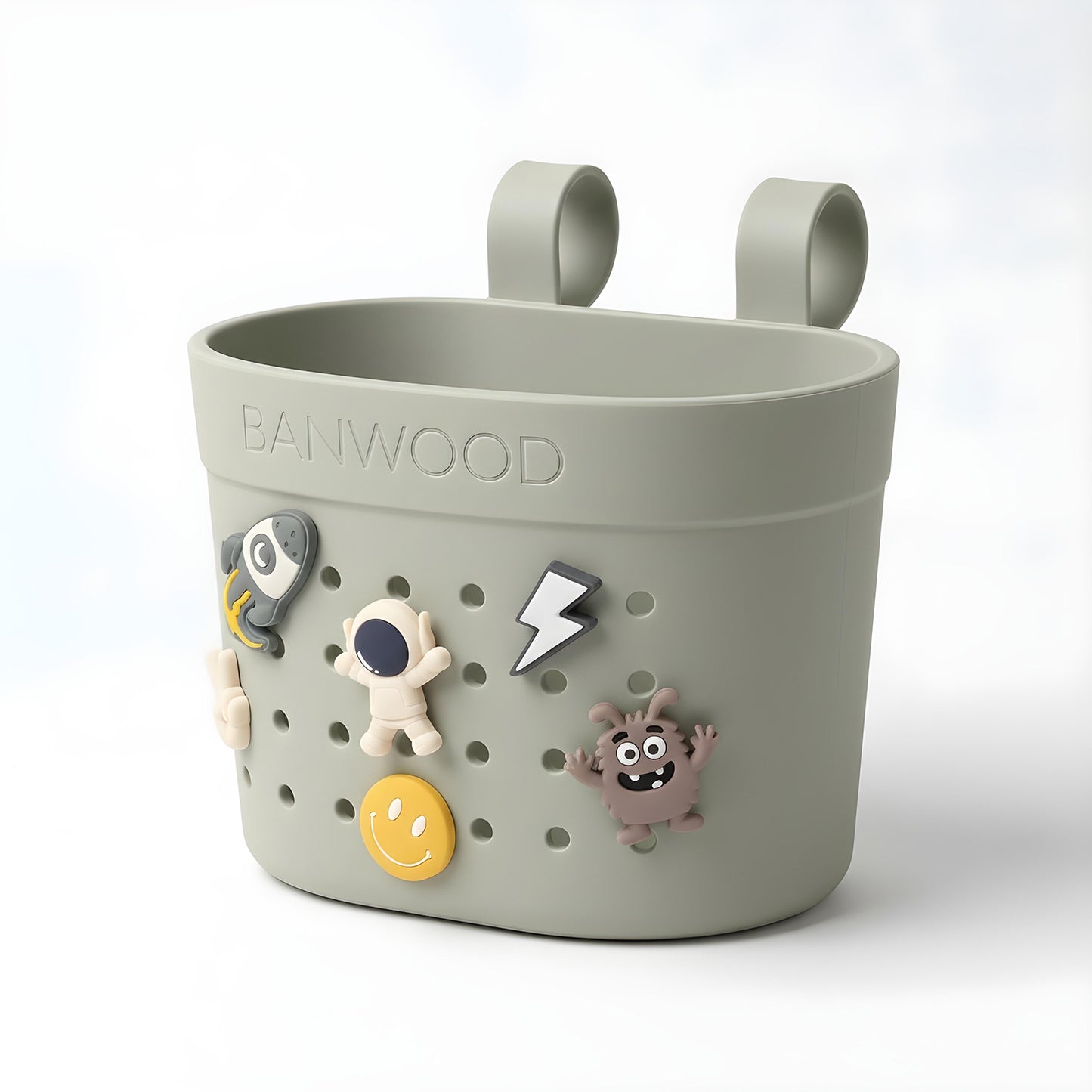 Pin & Ride Basket Banwood - Olive