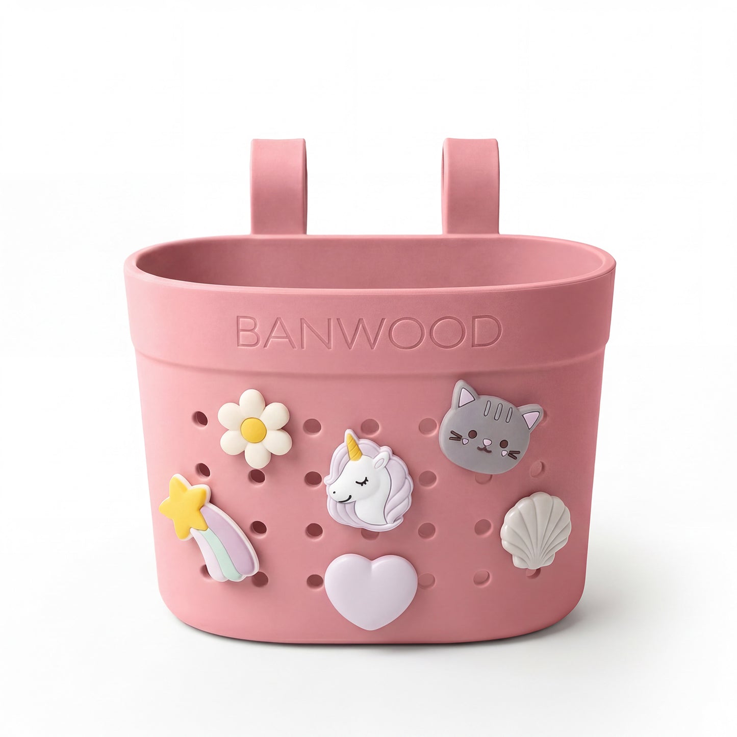 Pin & Ride Basket Banwood - Raspberry