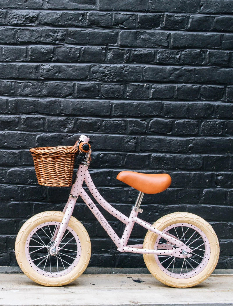 BANWOOD BALANCE BIKE FIRST GO VINTAGE - BONTON R PINK