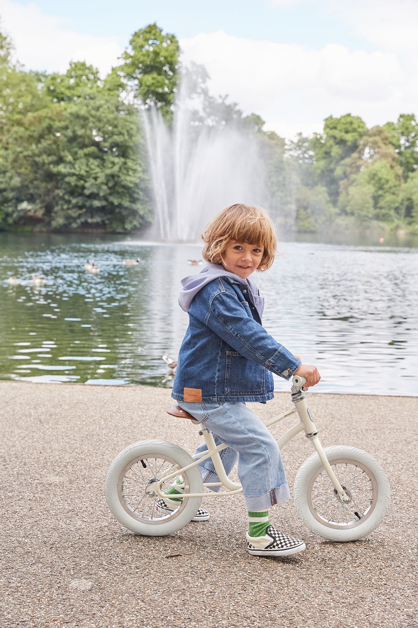 BANWOOD BALANCE BIKE ICON - CREAM