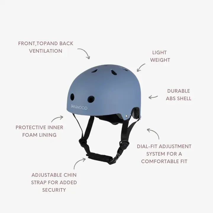 BANWOOD HELMET - MATTE BLUE (50-54 cm)