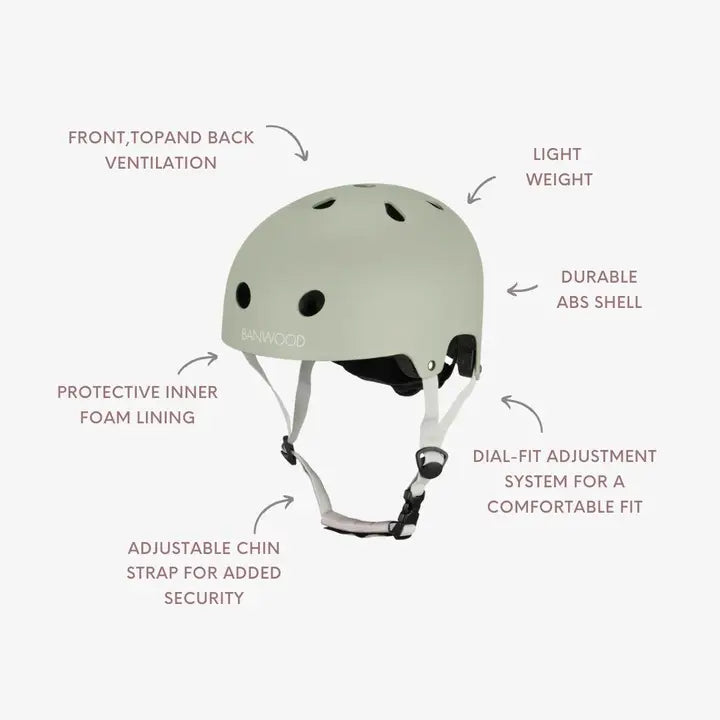BANWOOD ECO HELMET - OLIVE (50-54 cm)