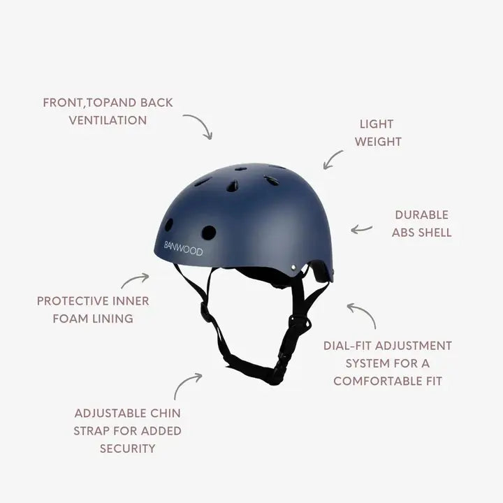 BANWOOD HELMET - MATTE NAVY (50-54 cm)